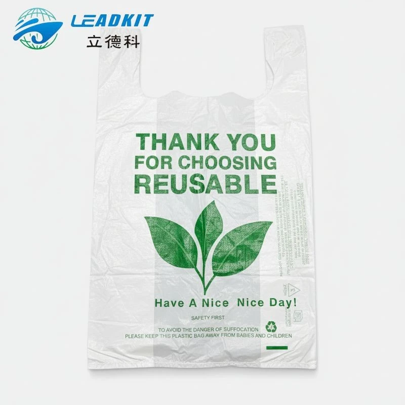 Plastic T-Shirt Bags With Logo